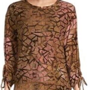 XL Westbound mosaic-like burnout top